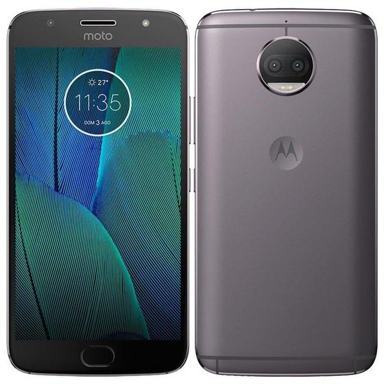 Imagem de Smartphone Motorola Moto G5s Plus Platinum, Dual Chip, Tela 5.5" 4G+WiFi+NFC, Android 7.1, Câmera Traseira Dupla 13 MP, 32GB