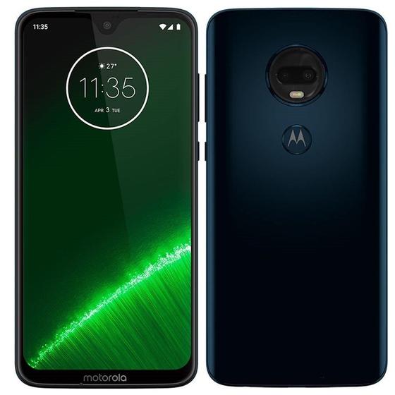 Imagem de Smartphone Motorola Moto G7 Plus Indigo, Dual Chip, Tela 6,24", 4G+Wi-Fi+NFC, Android Pie, 16 MP+5 MP, 64GB