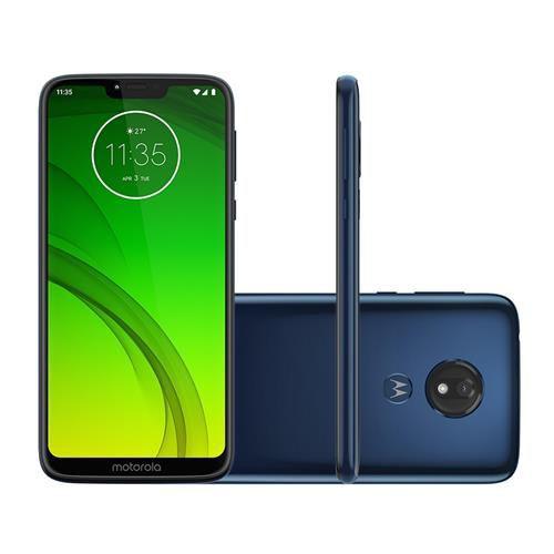 Imagem de Smartphone Motorola Moto G7 Power, 32GB, Dual Chip, Tela 6.2 Pol, Octa-Core, Câmera 12MP - Azul Navy