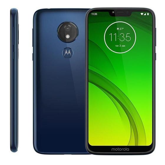 Imagem de Smartphone Motorola Moto G7 Power, 6,2”, 64GB, Android 9.0, Octa Core, Dual Chip, Câmera 12MP, Azul Navy