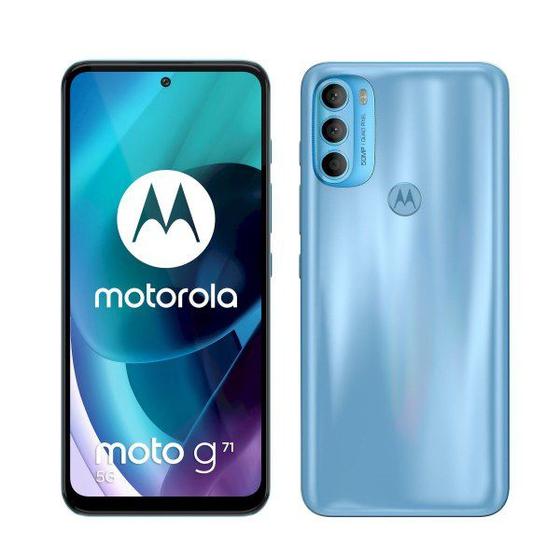 Celular Smartphone Motorola Moto G71 5g Xt2169 128gb Azul - Dual Chip