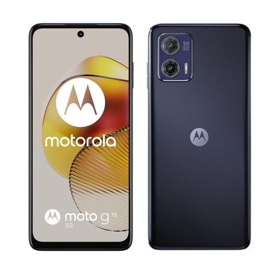 Celular Smartphone Motorola Moto G73 Xt2237 128gb Azul - Dual Chip