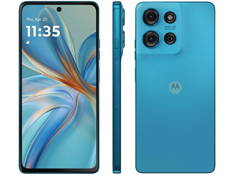 Smartphone Motorola Moto G75 256GB Azul 5G 8GB RAM 6,8" Câm. Dupla Selfie 16MP Menor preço em Smartphone Motorola Moto G75 256GB Azul 5G 8GB RAM 6,8" Câm. Dupla Selfie 16MP