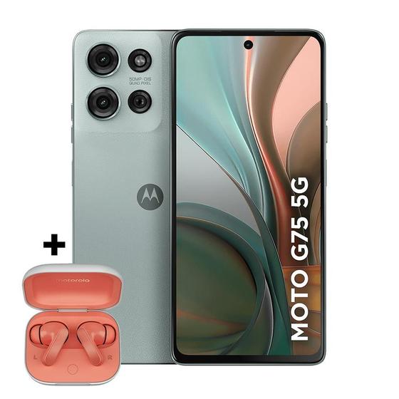 Smartphone Motorola Moto g75 5G Music Edition Moto Buds 256GB 16GB