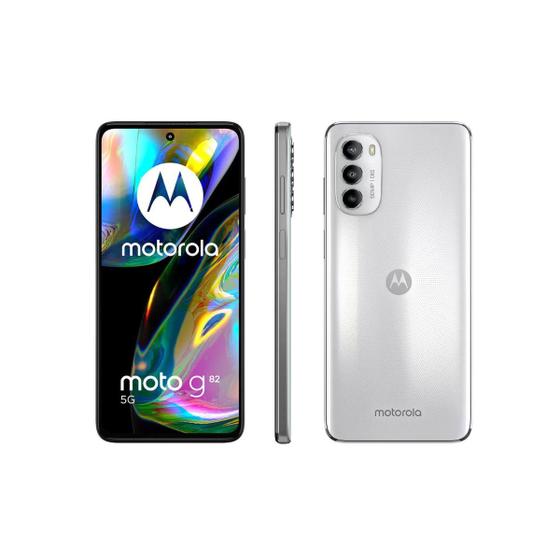 Imagem de Smartphone Motorola Moto G82 6GB Ram 128GB Branco