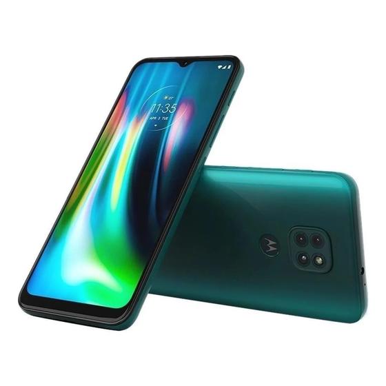 Celular Smartphone Motorola Moto G9 Play Xt2083 64gb Verde - Dual Chip