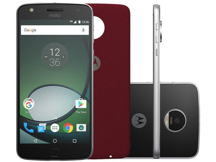 Imagem de Smartphone Motorola Moto Z Play 32GB Preto e Prata