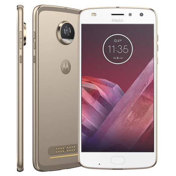 Smartphone Motorola Moto Z2 Play Dual Chip Android 7.0 Tela 5.5" Octa-Core 64GB Wi-Fi 4G Câmera 12MP (Dourado) Menor preço em Smartphone Motorola Moto Z2 Play Dual Chip Android 7.0 Tela 5.5" Octa-Core 64GB Wi-Fi 4G Câmera 12MP (Dourado)
