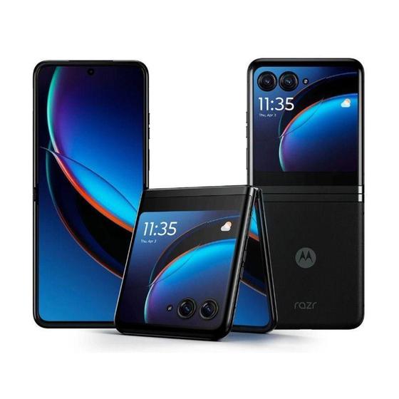 Imagem de Smartphone Motorola Razr 40 Ultra 5G 256GB 8GB RAM Câmera Dupla 12MP+13MP Selfie 32MP 6,9"-Preto