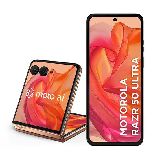 Motorola Razr 50 Ultra 512gb Laranja - Dual Chip