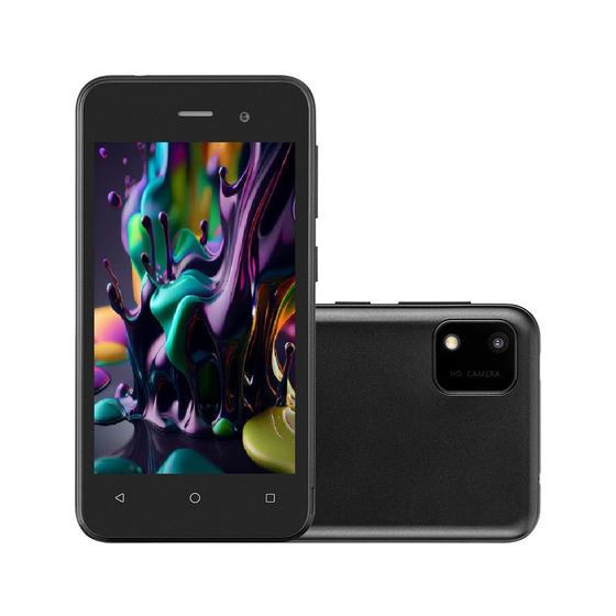 Smartphone Multi 3G Preto 32GB, Android 10 Go, Conexões Wi-Fi e Bluetooth Menor preço em Smartphone Multi 3G Preto 32GB, Android 10 Go, Conexões Wi-Fi e Bluetooth