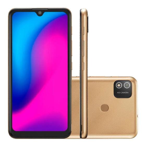 Imagem de Smartphone Multi G 2, 32GB, Quad Core, Câmera 8MP, Capa e Película, Dourado - P9155