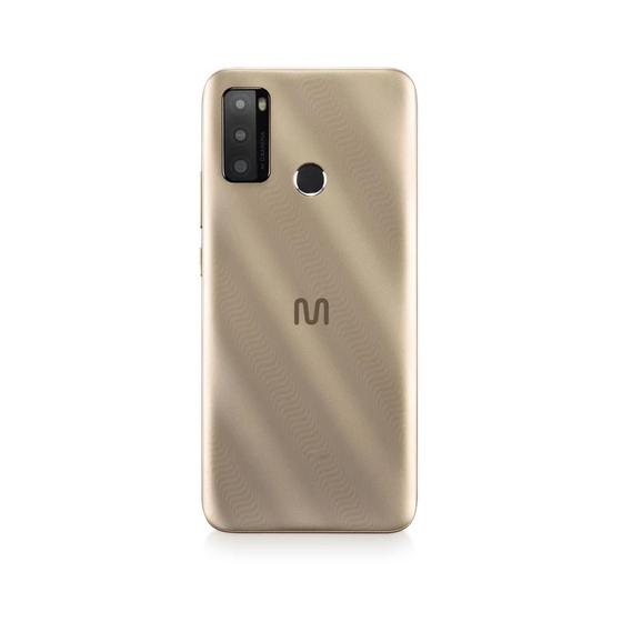 Imagem de Smartphone multi g max 2 32gb dourado p9183d + cartao memoria 32gb + fone de ouvido