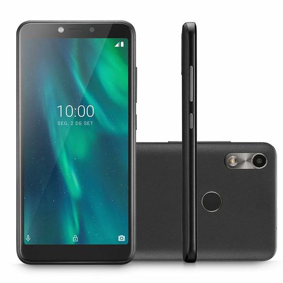 Imagem de Smartphone Multilaser F P9130 32GB Dual Chip Tela 5.5" Câmera 5MP Frontal 5MP Android 9 Preto