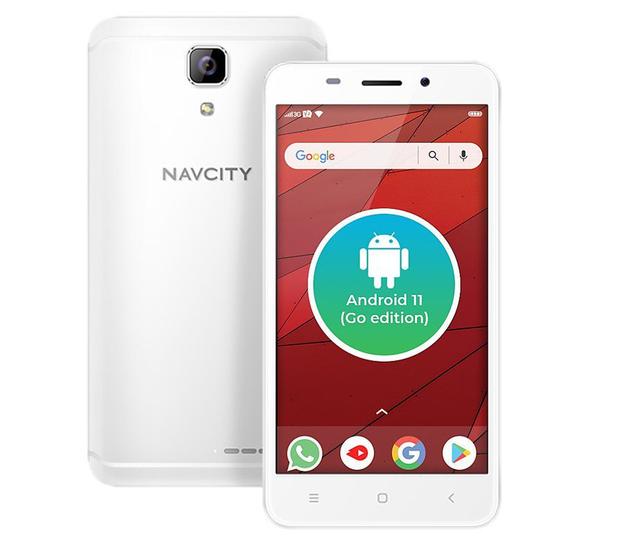 Imagem de Smartphone Navcity NP-752 Branco - Android 11 e Dual Chip