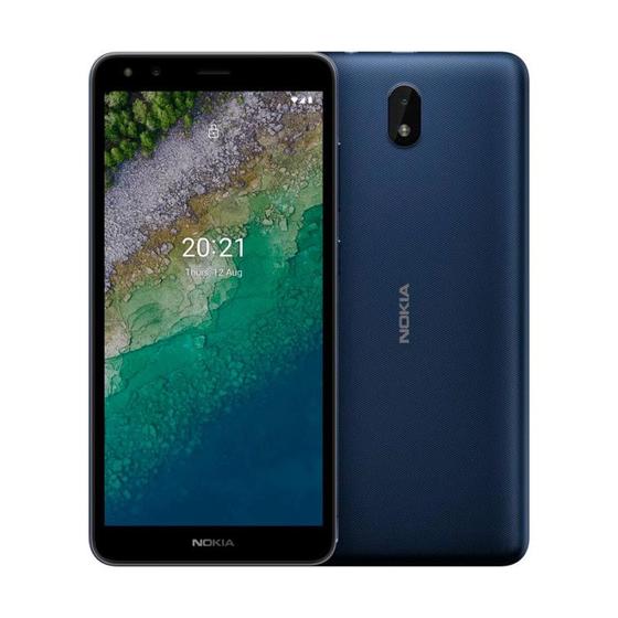 Imagem de Smartphone nokia c01 plus 32gb 4g octa core 1gb ram 5.45 nk040 azul