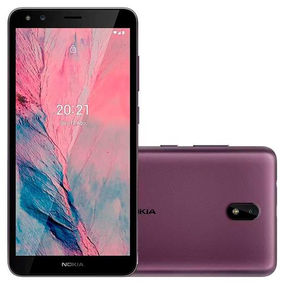 Imagem de Smartphone Nokia C01 Plus Dual 32GB, 4G, Tela 5.45” HD, 1GB RAM, Câm 5 MP + Selfie 5 MP Android 11 Desbloqueido Facial - NK041