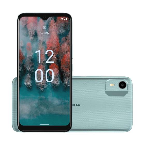 Smartphone Nokia C12 64GB, 4G, Tela 6,3" HD, Dual Chip, 4GB RAM, Câmera 8.0MP + Selfie 5.0MP NK121 - Verde Menor preço em Smartphone Nokia C12 64GB, 4G, Tela 6,3" HD, Dual Chip, 4GB RAM, Câmera 8.0MP + Selfie 5.0MP NK121 - Verde