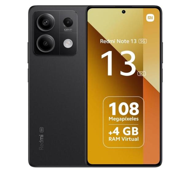 Imagem de  Smartphone Note 13 PRO 256GB 8GB Preto (5G) 