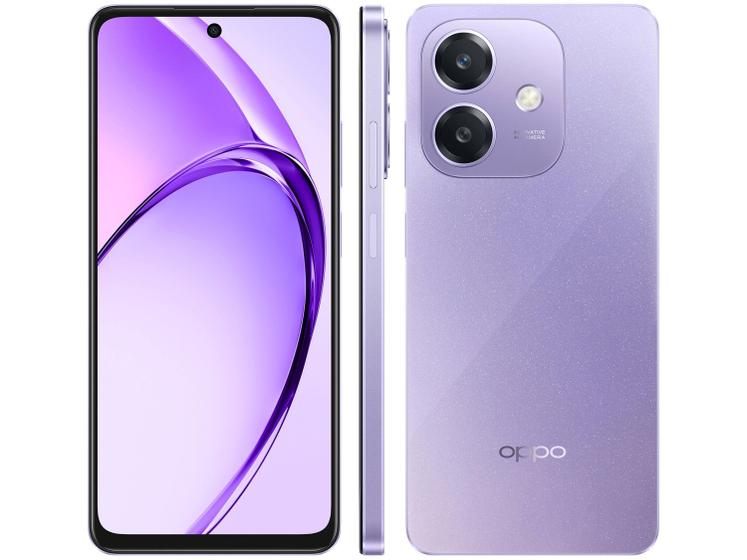 Smartphone OPPO A40 256GB Lilás 4GB RAM 6,7" Câm. 50MP + Selfie 5MP