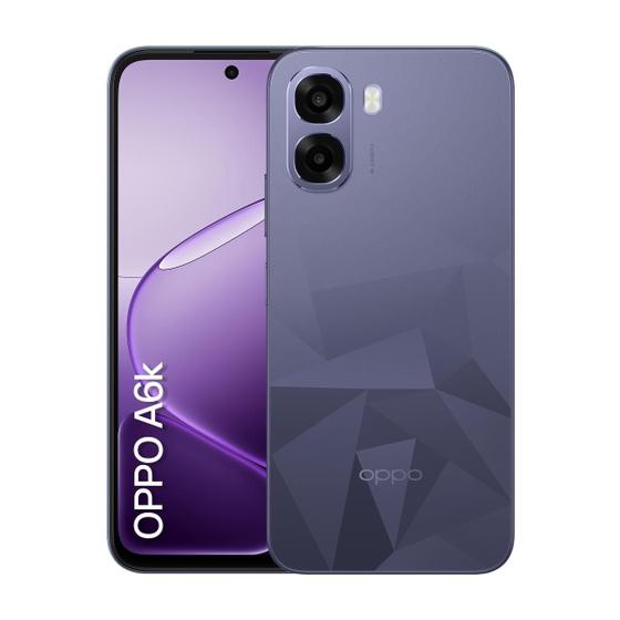 Smartphone OPPO A6k 256GB 4GB RAM Física, 8GB RAM Virtual Bateria 6100 mAh Câmera AI 50MP NFC