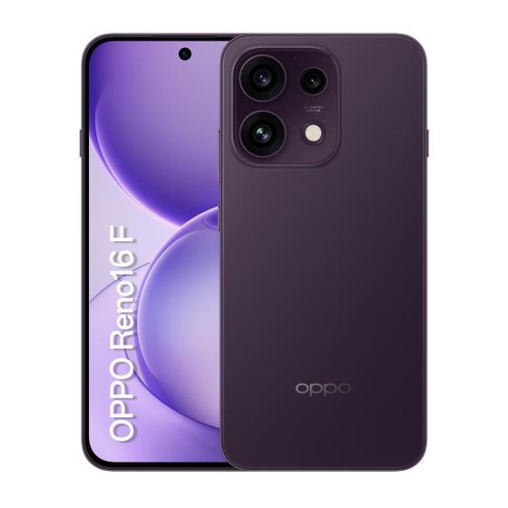 Smartphone OPPO Reno 16F 5G 128GB 8GB RAM Bateria 7000 mAh Camera AI 50MP NFC IP69K