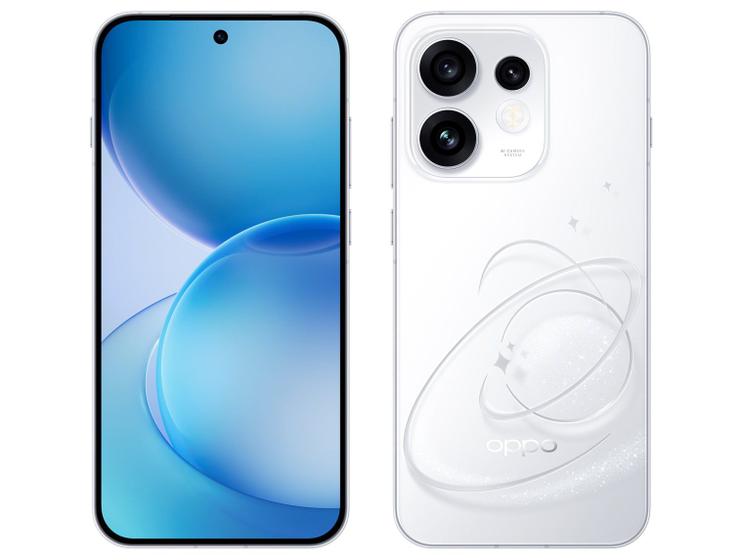 Smartphone OPPO Reno16 512GB 5G 8GB RAM Branco Aura 6,32" Câm. Tripla + Selfie 50MP