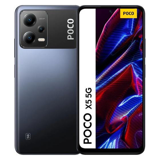 Celular Smartphone Xiaomi Poco X5 5g 128gb Preto - Dual Chip
