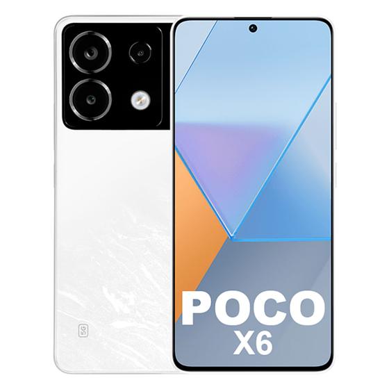Celular Smartphone Xiaomi Poco X6 5g 256gb Branco - Dual Chip