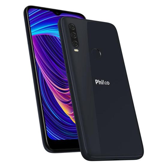 Smartphone Philco Hit P10 - 128GB, 4GB RAM, Octa-core, Tela 6,2, 3 Câmeras - Dark Blue Menor preço em Smartphone Philco Hit P10 - 128GB, 4GB RAM, Octa-core, Tela 6,2, 3 Câmeras - Dark Blue