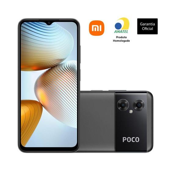 Imagem de Smartphone poco m4 5g tela 6,58'' 6gb+128gb preto - XIAOMI