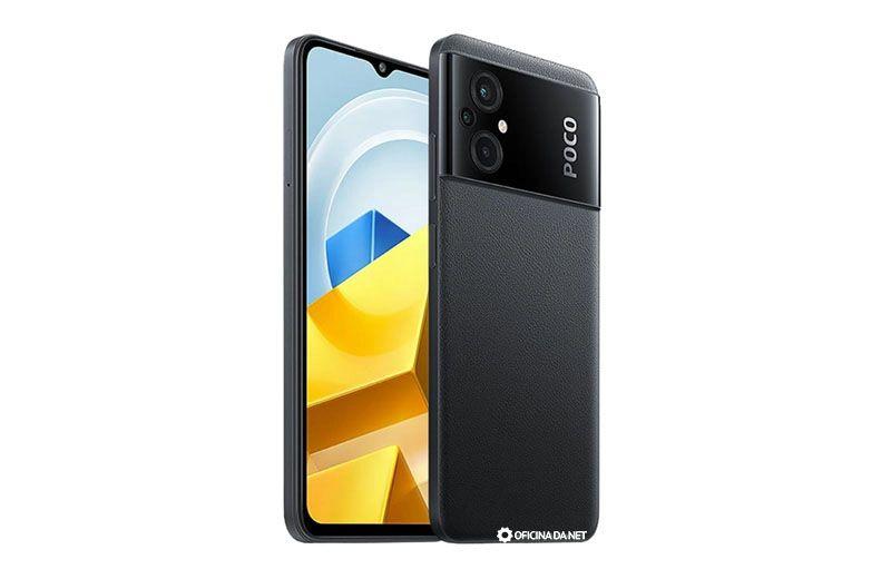 Smartphone POCO M5 128GB Dual SIM 6GB RAM Preto Menor preço em Smartphone POCO M5 128GB Dual SIM 6GB RAM Preto