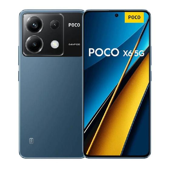Celular Smartphone Xiaomi Poco X6 5g 512gb Azul - Dual Chip