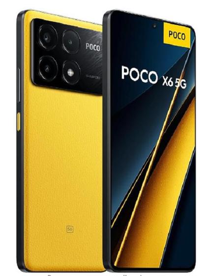 Imagem de Smartphone Poco X6 Pro 5G 12GB RAM 512GB Preto