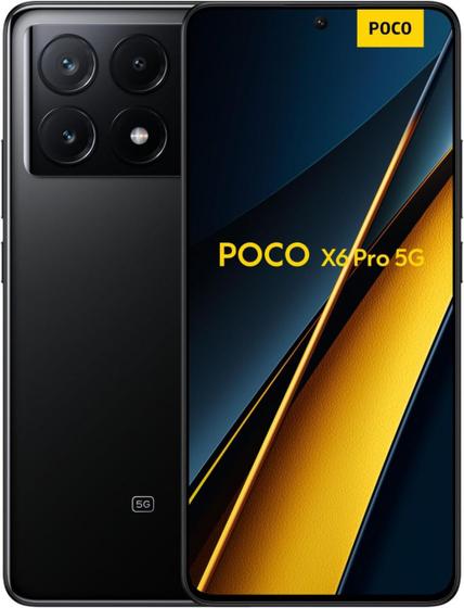 Imagem de Smartphone Poco X6 Pro 5G 12GB RAM 512GB Preto