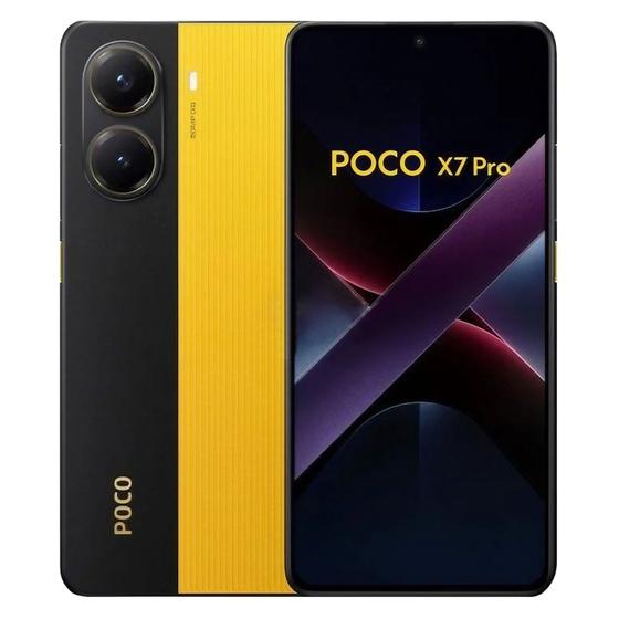 Smartphone POCO X7 PRO 12GB de RAM 256GB 5G Amarelo Lançamento Menor preço em Smartphone POCO X7 PRO 12GB de RAM 256GB 5G Amarelo Lançamento