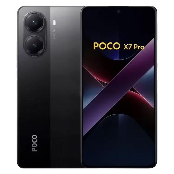 Smartphone POCO X7 Pro 5G NFC Dual SIM 256GB 12GB RAM de 6.67" 50+8MP 20MP - Preto (Global) Menor preço em Smartphone POCO X7 Pro 5G NFC Dual SIM 256GB 12GB RAM de 6.67" 50+8MP 20MP - Preto (Global)