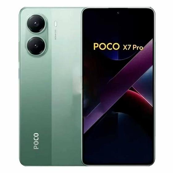 Smartphone POCO X7 Pro 5G NFC Dual SIM 256GB 12GB RAM de 6.67" 50+8MP 20MP - Verde (Global) Menor preço em Smartphone POCO X7 Pro 5G NFC Dual SIM 256GB 12GB RAM de 6.67" 50+8MP 20MP - Verde (Global)