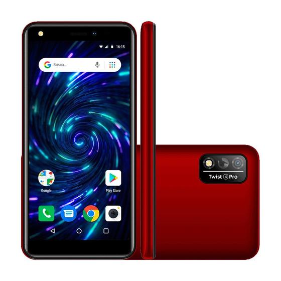 Imagem de Smartphone Positivo Twist 4 PRO S518 64GB 1GB 5,5'' Vermelho