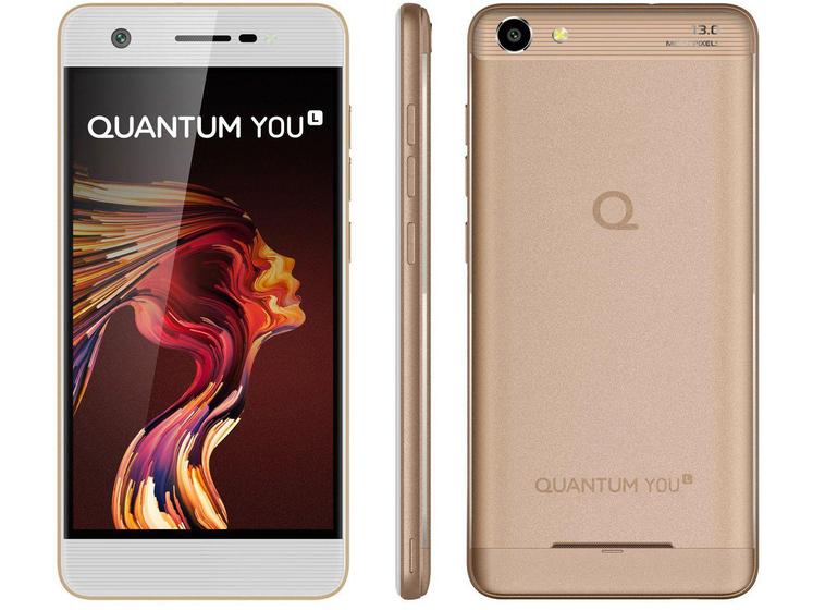 Imagem de Smartphone Quantum You L 32GB Dourado Dual Chip