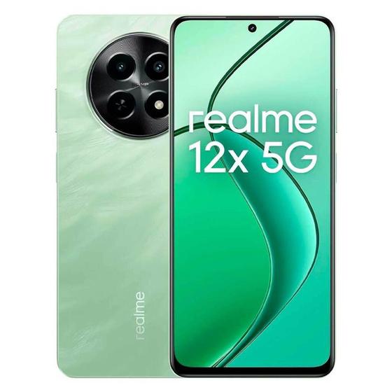 Imagem de Smartphone Realme 12X 5G RMX3997 256GB 8GB RAM Dual SIM Tela 6.67" (Feather Green) Verde