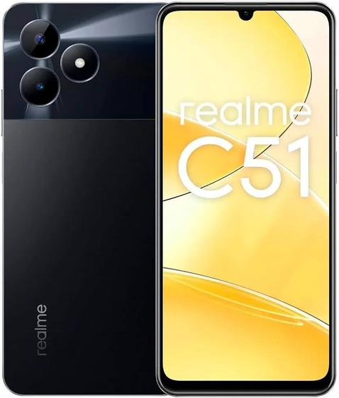 Celular Smartphone Realme C51 128gb Preto - Dual Chip