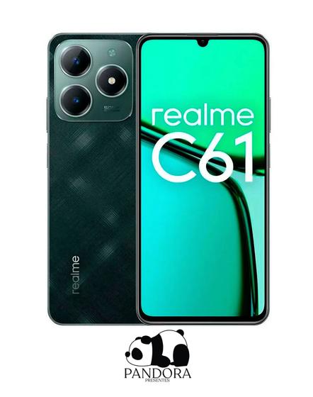 Imagem de Smartphone Realme C61  128/256 GB  4/6 GB RAM  Tela 6.5"  108MP  Anatel Brasil