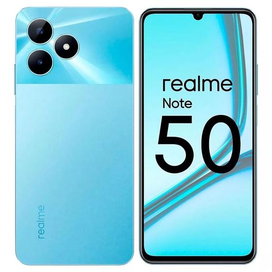 Imagem de Smartphone Realme Note 50 4GB RAM 128GB Dual SIM Tela 6.6 Azul