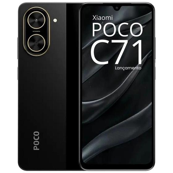 Imagem de Smartphone РОСО C71 128GB 8GB RAM BOOST Câmera dupla 50MP Celular Resistente e Poderoso com Design Premium