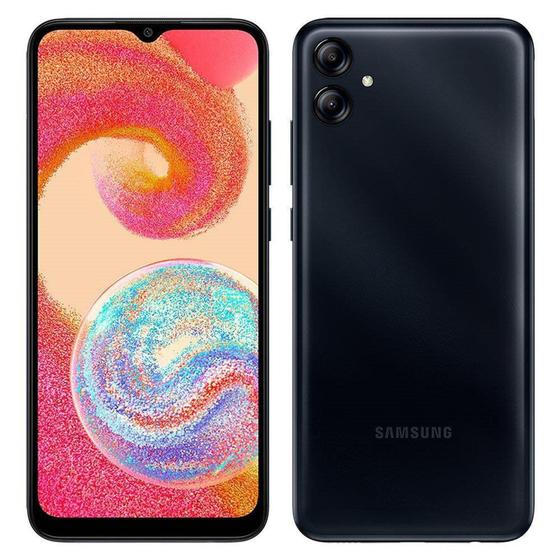 Imagem de Smartphone Samsung A04E 64Gb Preto 4G, Tela 6.5",Câmera 13+2Mpxl, 64GB