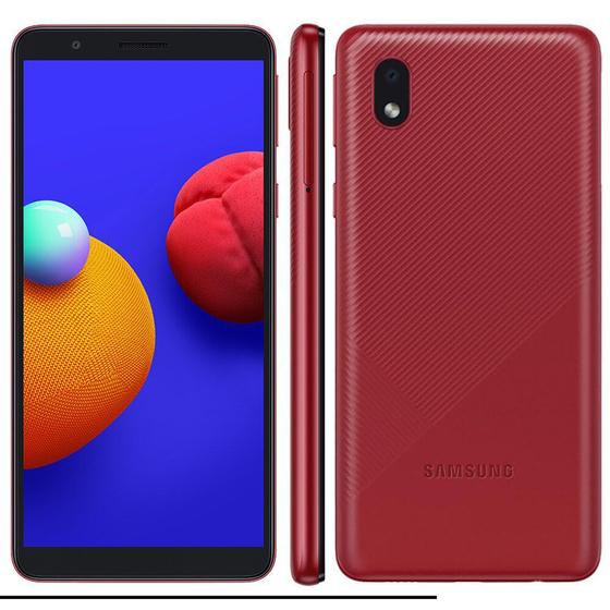 Imagem de Smartphone Samsung Galaxy A01 Core Vermelho 32GB, Tela Infinita de 5.3" Câmera Traseira 8MP Android GO 10.0, Dual Chip e Processador Quad-Core