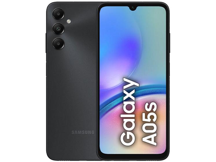 Imagem de Smartphone Samsung Galaxy A05s 6,7" 128GB Preto 6GB RAM  Câm. Tripla 50MP + Selfie 8MP Bateria 5000mAh Dual Chip