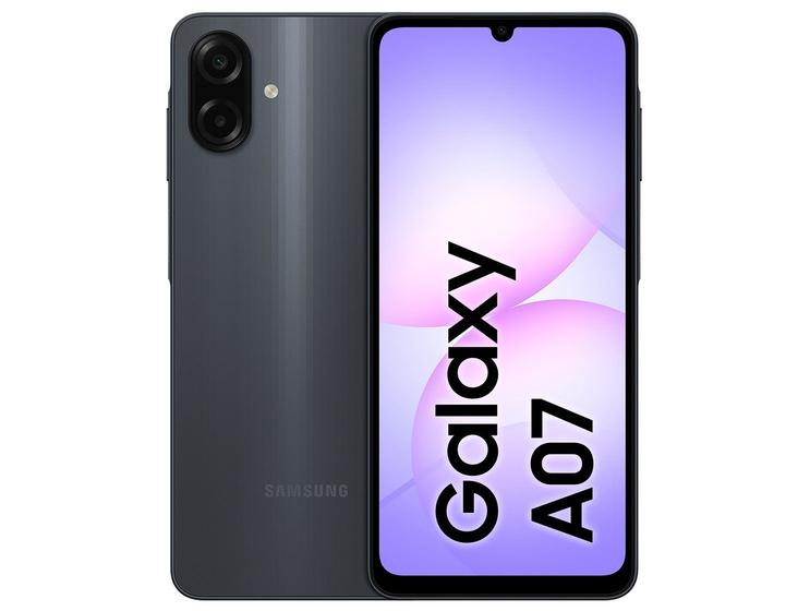 Smartphone Samsung Galaxy A07 4G 256GB Preto Imagem de Smartphone Samsung Galaxy A07 4G 256GB Preto