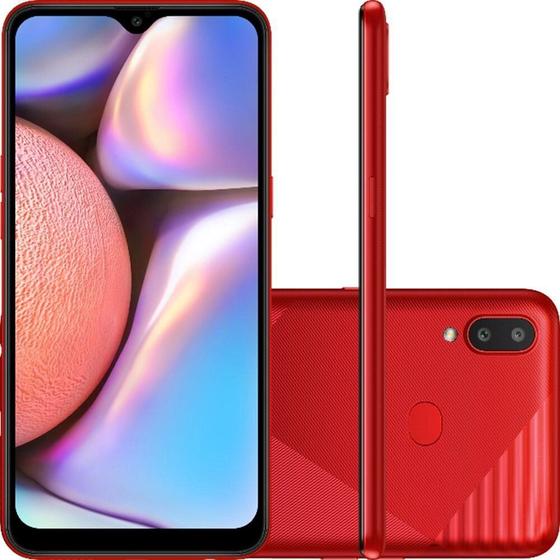 Imagem de Smartphone Samsung Galaxy A10S 32gb Vermelho Absurdo 2gb Ram